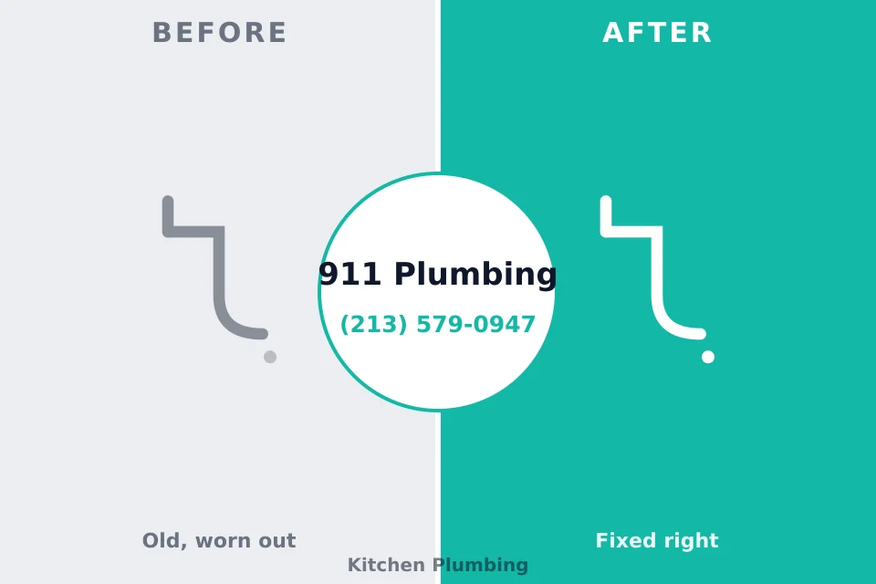 Before and after: plumbing repair Charenton, LA